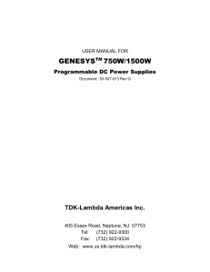 83-507-013 - TDK-Lambda Americas Inc.