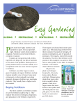 Easy Gardening - Extension Educationin Palo Pinto County