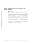 Explicit Solution of the Time Evolution of the Wigner Function