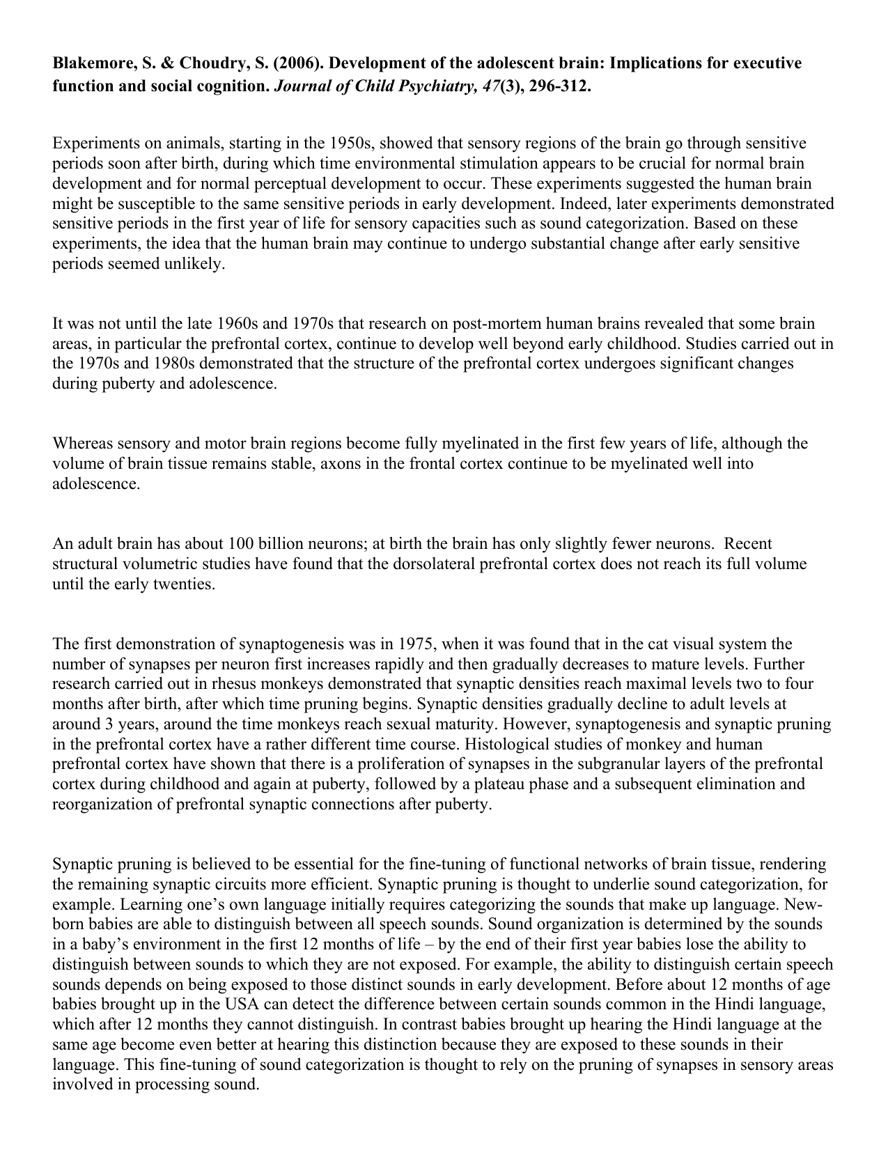 The Adolescent Brain Why Executive >> Adolescent Brain And Risk Taking Excerpts The Adolescent Brain Why Executive >> Adolescent Brain And Risk Taking Excerpts