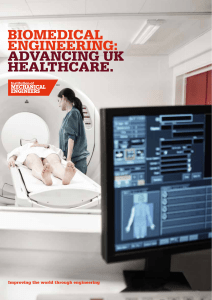 biomedical engineering: advancing uk healthcare.