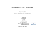 Deportation and Detention