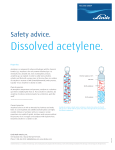 Dissolved acetylene. - Linde North America