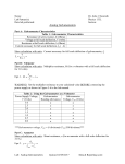 Analog Galvanometers