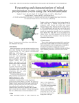 Forecasting and characterization of mixed precipitation events using