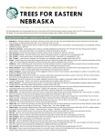 trees for eastern nebraska - Nebraska Statewide Arboretum