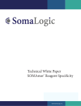Technical White Paper SOMAmer® Reagent Specificity
