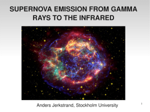 SUPERNOVA EMISSION FROM GAMMA RAYS TO THE INFRARED