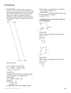 a. Angles NMQ and MNP are consecutive angles. b. Angles MQP