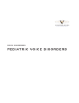 pediatric voice disorders