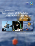 Experiments With Portable Ocean Bottom - OBSIP