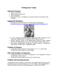 Pythagorean Triples Historical Context: Suggested Readings