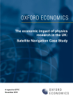The economic impact of physics research in the UK: Satellite
