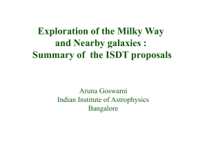 Exploration of the Milky Way and Nearby galaxies