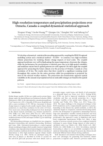 - Ontario Climate Change Data Portal