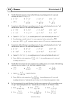 Sequences and Series A