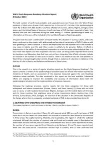 WHO: Ebola Response Roadmap Situation Report 8 October 2014