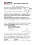 Probability Distribution