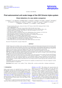 First astronomical unit scale image of the GW Orionis triple system
