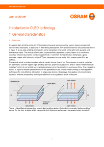 Introduction to OLED technology