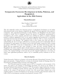 Comparative Economic Development in India, Pakistan, and