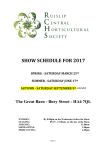 show schedule for 2017 - Ruislip Central Horticultural Society