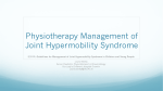 Physiotherapy Management of Joint hypermobilty Syndrome