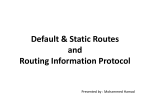 static route