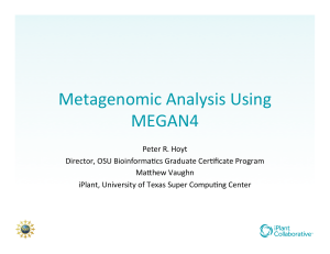 Metagenomic Analysis Using MEGAN4