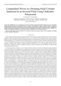 Longitudinal Waves in a Rotating Solid Cylinder Immersed in an