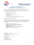 Geriatrics-Competent Care: Multidisciplinary Geriatric Assessments