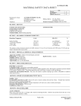 material safety data sheet - Luster-On