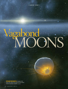 Vagabond MOONS - UMd Astronomy