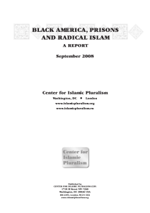 Black America, Prisons and Radical Islam: a Report