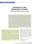 Statistics in the Elementary Grades