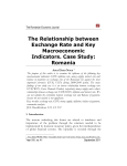 The Relationship between Exchange Rate and Key Macroeconomic