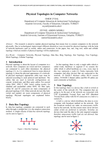 Physical Topologies in Computer Networks