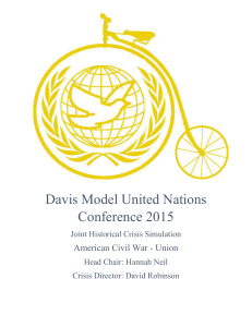 Davis Model United Nations Conference 2015