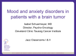 Mood and anxiety disorders in patients with a brain tumor