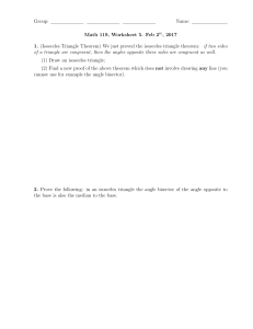 Group: Name: Math 119, Worksheet 5. Feb 2th, 2017 1. (Isosceles