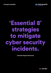 Strategies Simplified Australian Signals Directorate