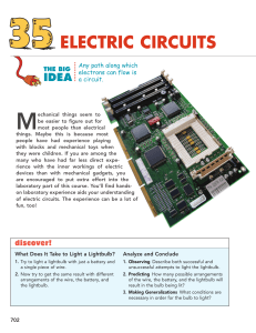 electric circuits - Van Buren Public Schools
