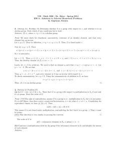 selected solutions to Homework 6