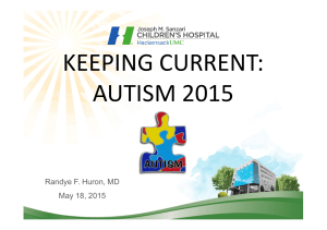 Randye Huron Keeping Current Autism 2015