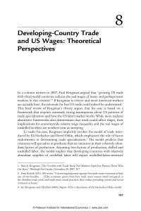 Developing-Country Trade and US Wages