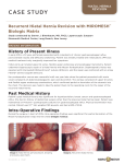 Recurrent Hiatal Hernia Revision with