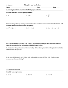 Module 3 and 4.1 Review