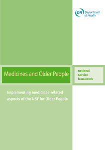 Medicines and older people: implementing medicines