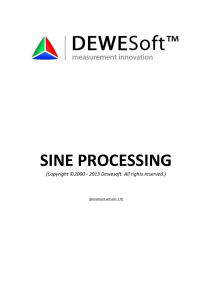 Sine Processing