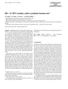 BD−21 3873: another yellow-symbiotic barium star